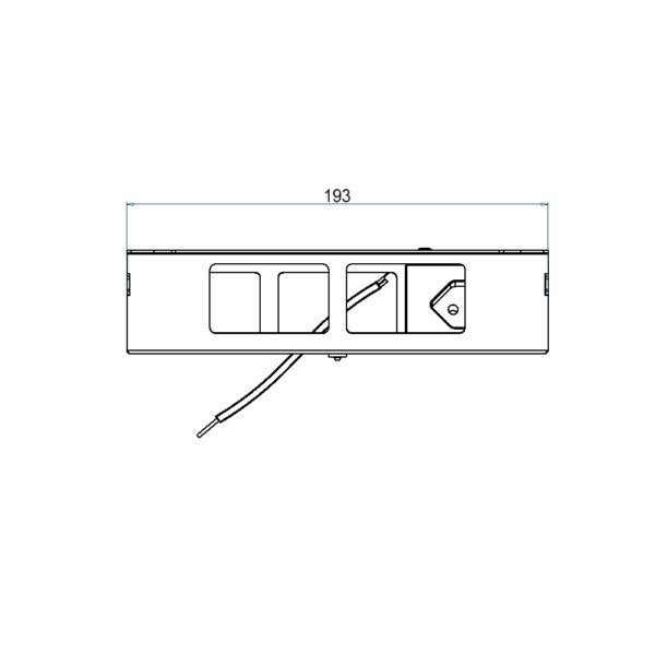 Produktbild UBD 215 226  -  Steckdoseneinsatz für 3+2 FLF inkl. 1xT13, weiss
